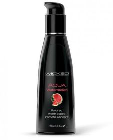 Wicked Aqua Flavored Lubricant Watermelon 4oz